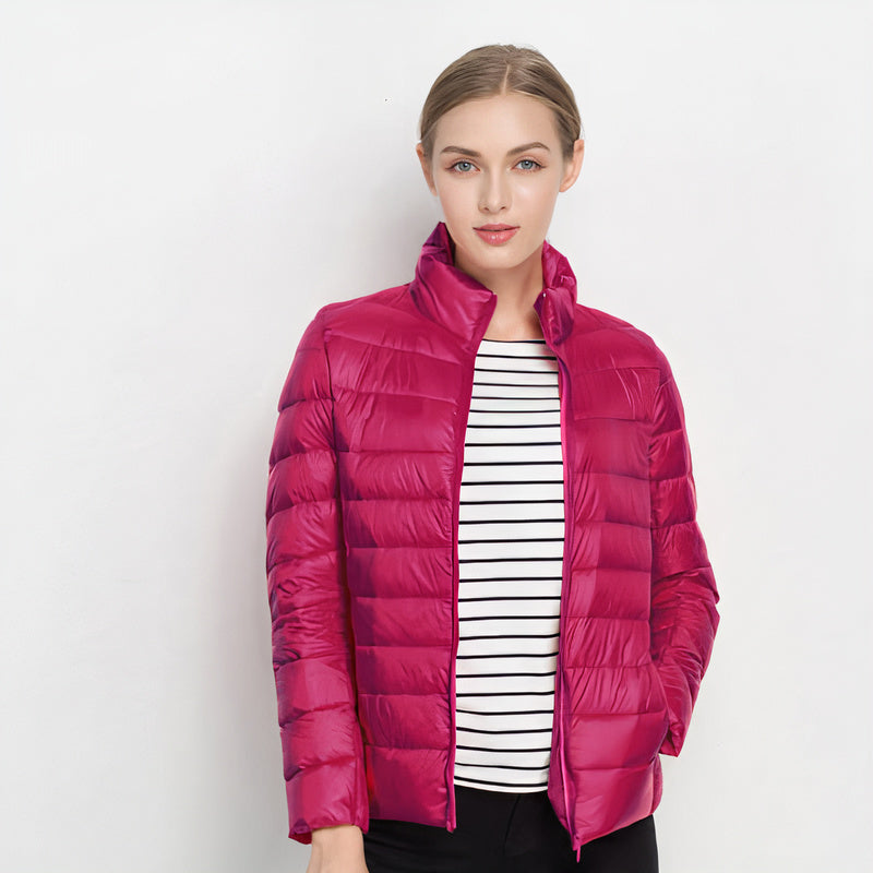 Mollie - Women's Puffer Jacket with Stand Collar - photo 6