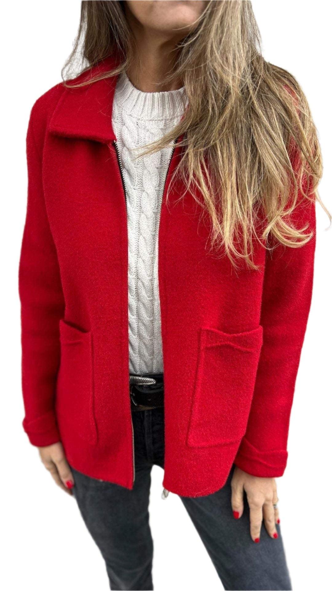 Camila - Women's Cardigan Jacket for Any Occasion (Plus Size Available)