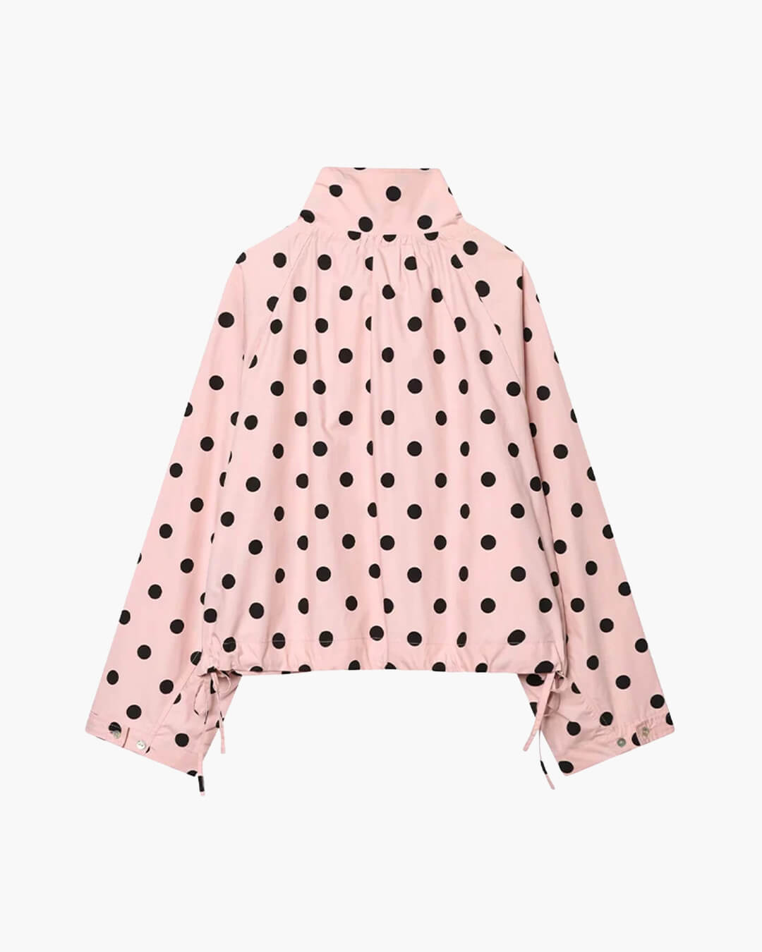 Nell - Women's Jacket in Polka Dot Print with Collar - photo 9