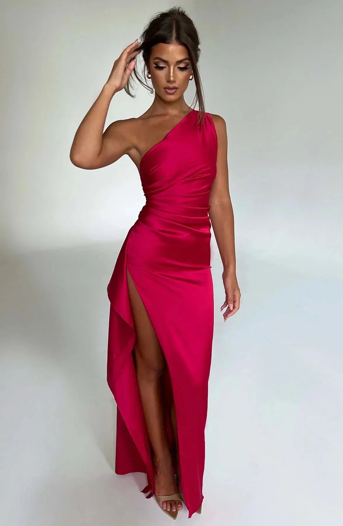 Tammy - Vestido de noche de un solo hombro