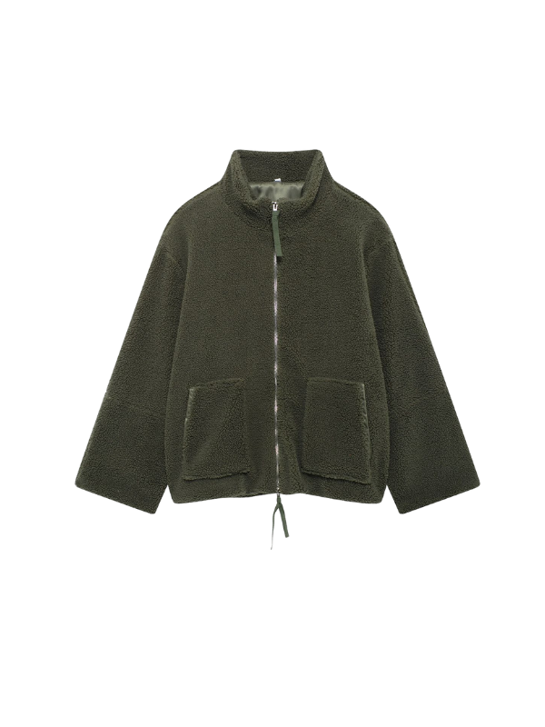 Daphne - Women's Oversized Sherpa Fleece Jacket Ultra-Soft and Stylish for Cold Weather