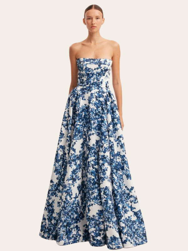 Ariana - Women's Strapless Maxi Dress - photo 1