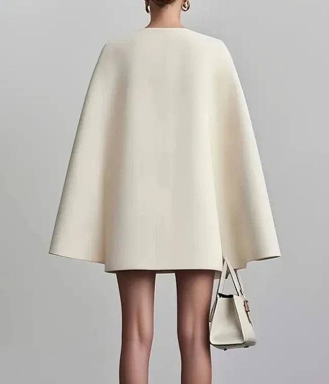 Pearlie - Women's Flowing Dress with V-Neck - photo 5
