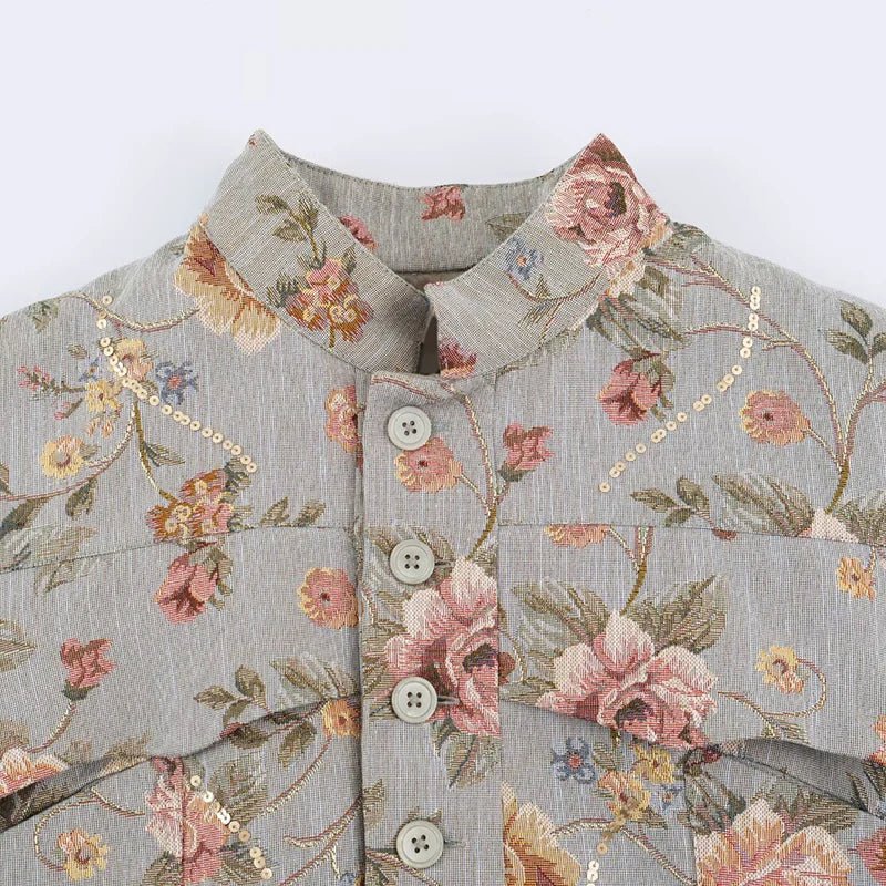 Perl - Women's Relaxed Jacket with Long Sleeves and Side Pockets - photo 3