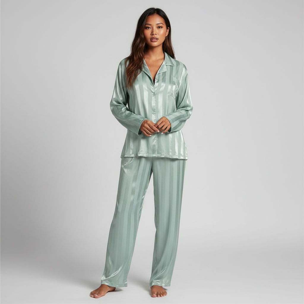 Perri - Women's Relaxed Two-Piece Set with Button Front - photo 3