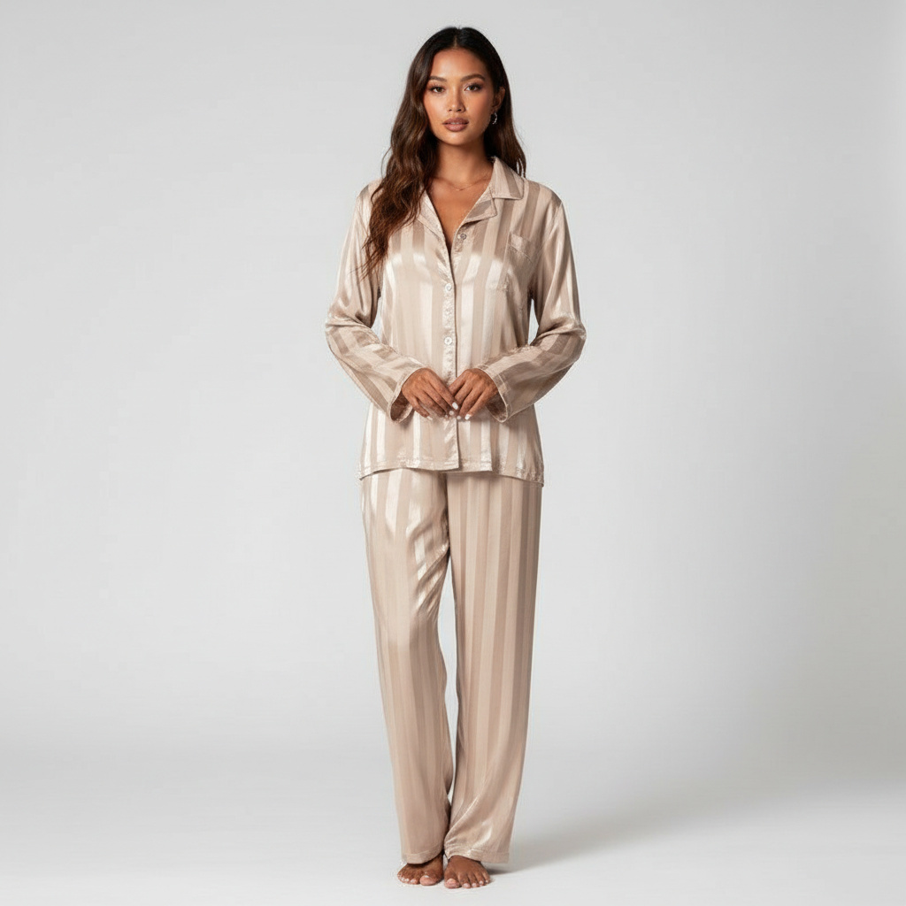 Perri - Women's Relaxed Two-Piece Set with Button Front - photo 7