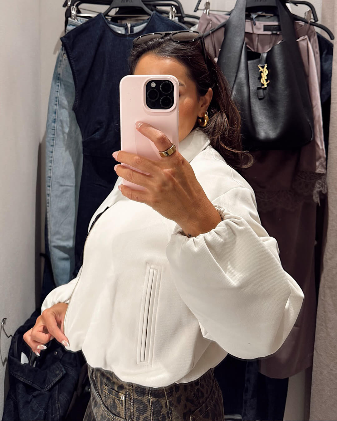 Phaedra - Women's Bomber Jacket with Zip Front - photo 9