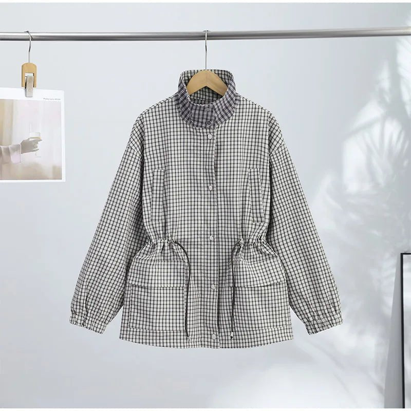 Quinn - Women's Wrap Jacket with Button Front - photo 5