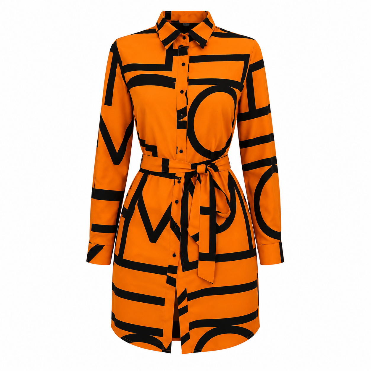 Quintessa - Women's Dress with Button Front - photo 4