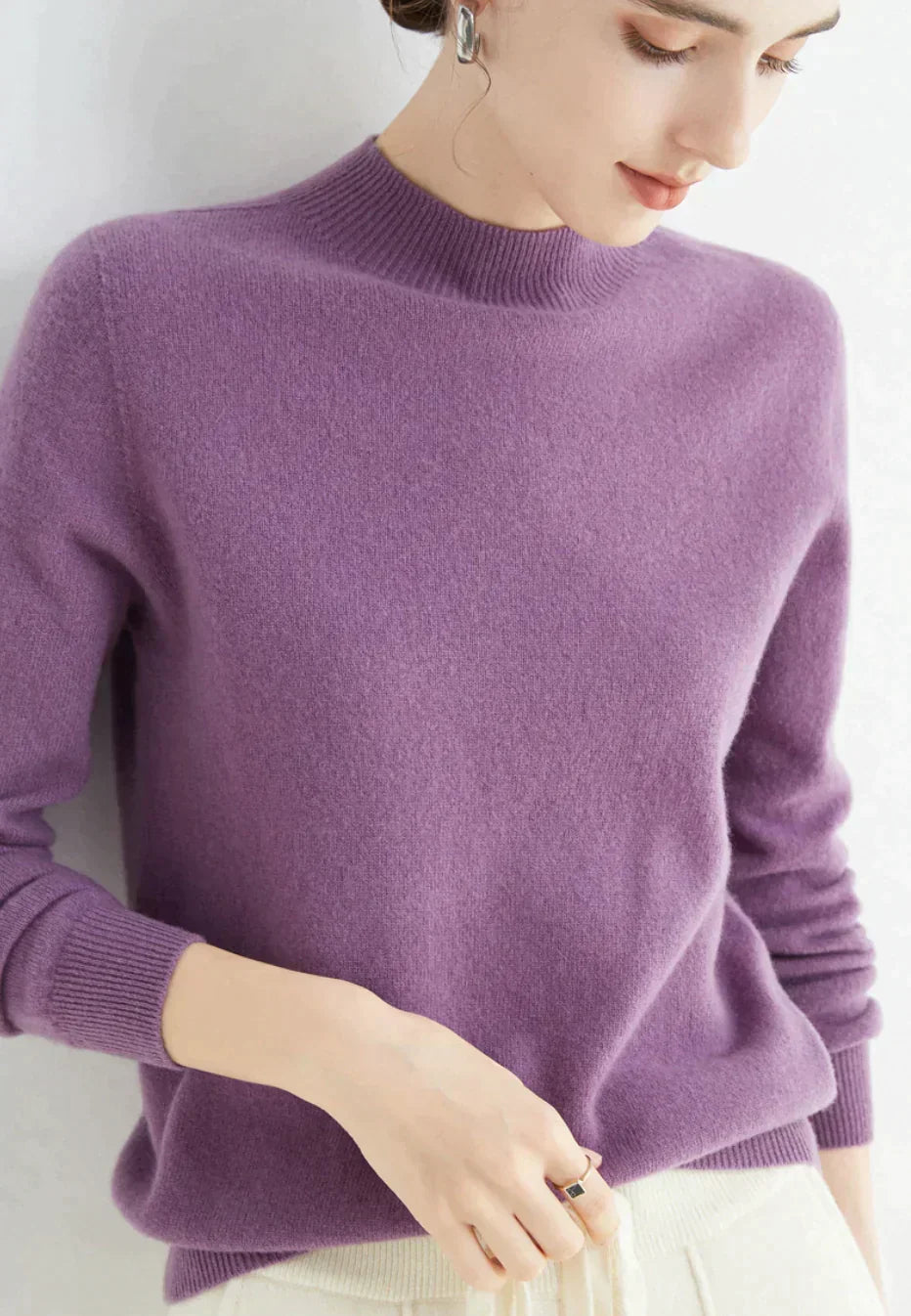 Rachael - Women's Jumper with Roll Neck - photo 13