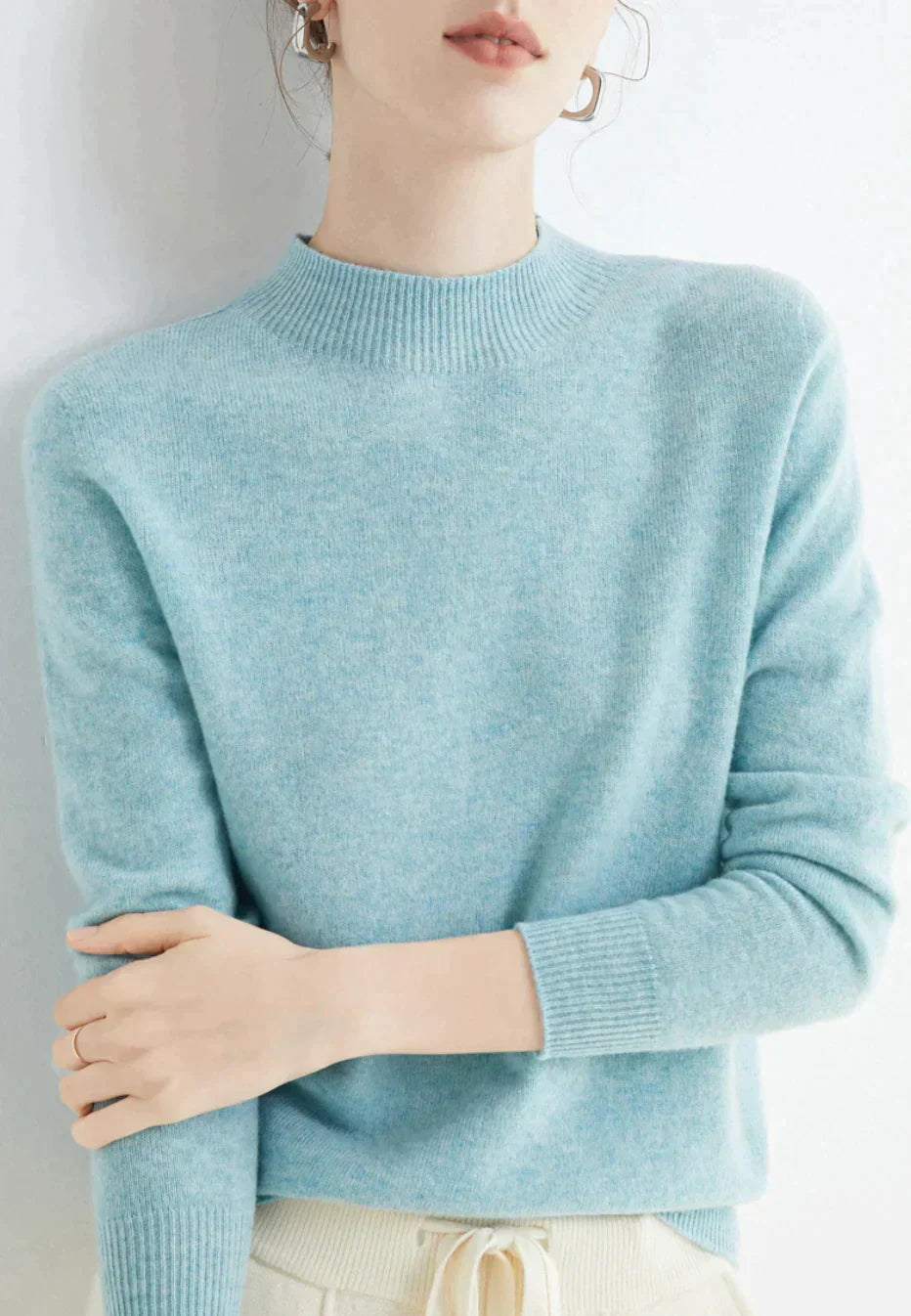 Rachael - Women's Jumper with Roll Neck - photo 7