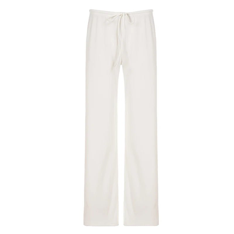 Rania - Women's Relaxed Trousers in Knit with Wide Leg - photo 6