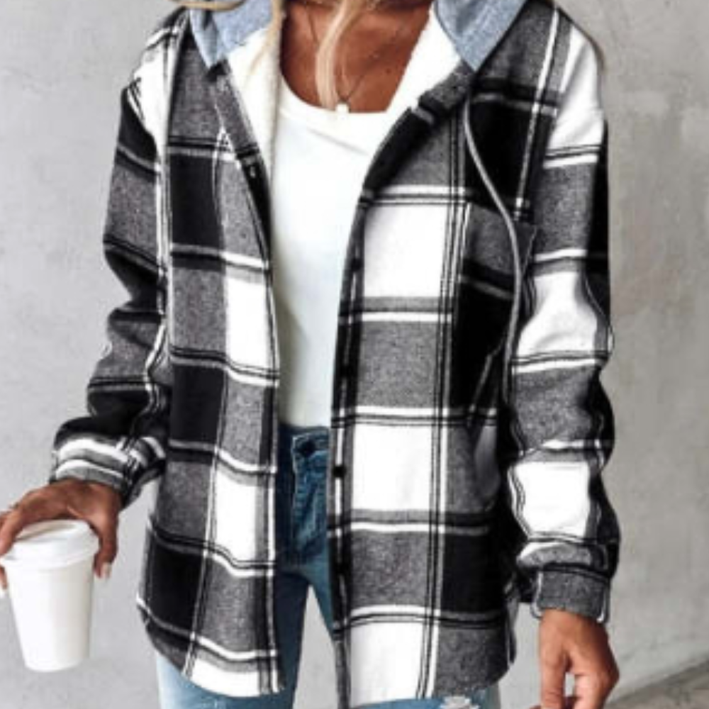 Rayne - Women's Relaxed Jacket with Hood - photo 3