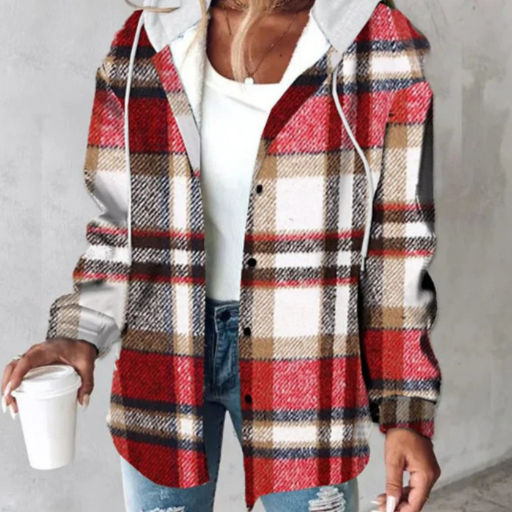 Rayne - Women's Relaxed Jacket with Hood - photo 4