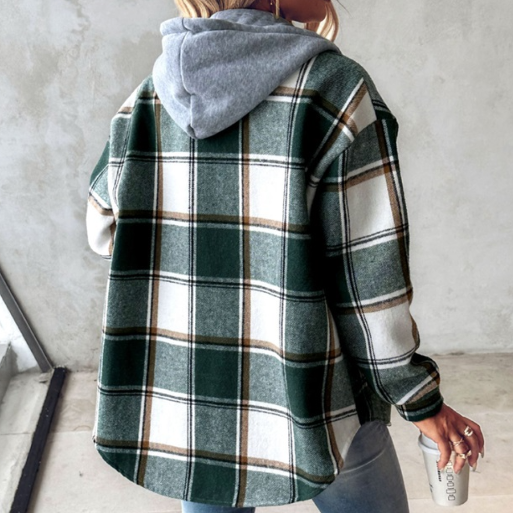 Rayne - Women's Relaxed Jacket with Hood - photo 5