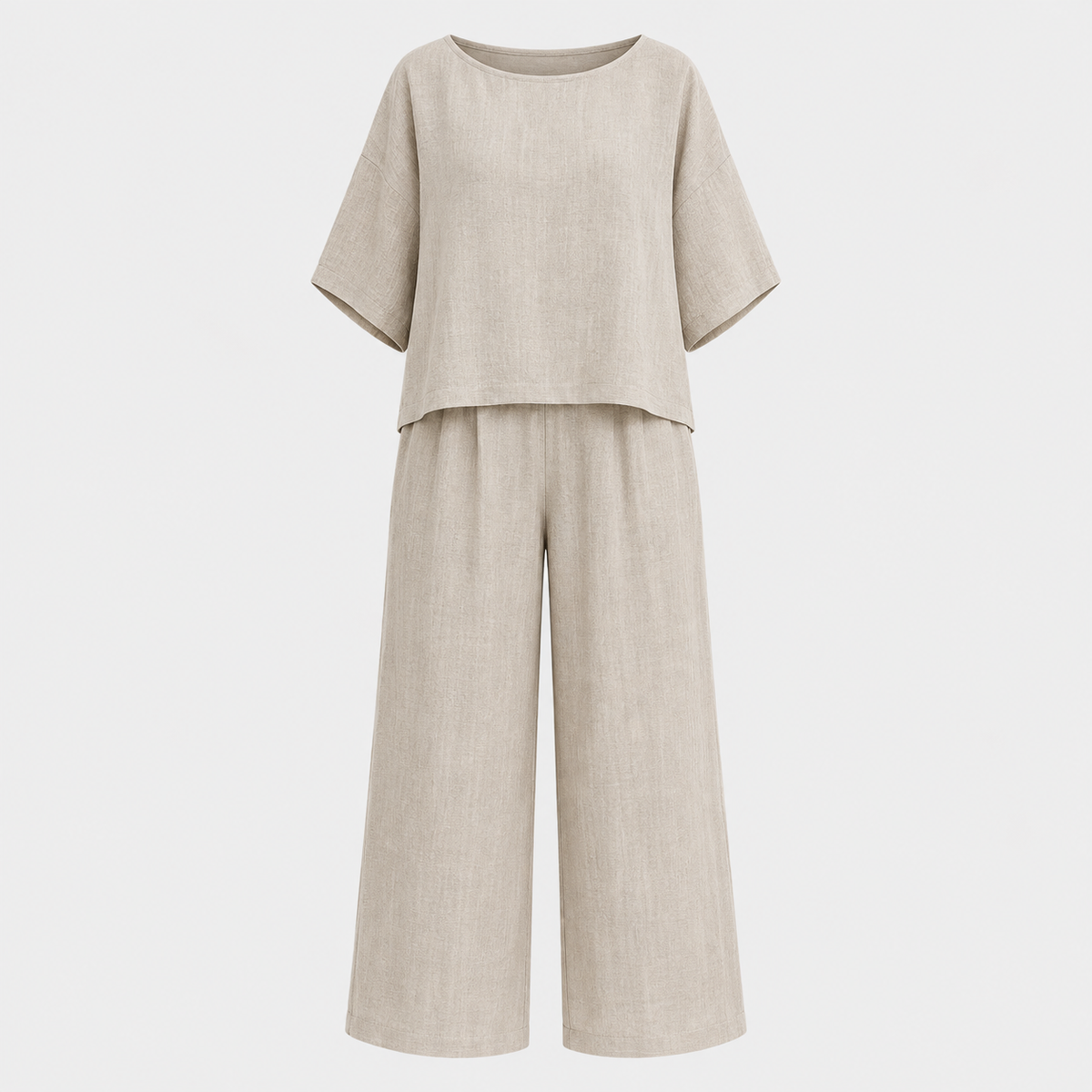 Renata - Women's Relaxed Two-Piece Set with Wide Leg - photo 5