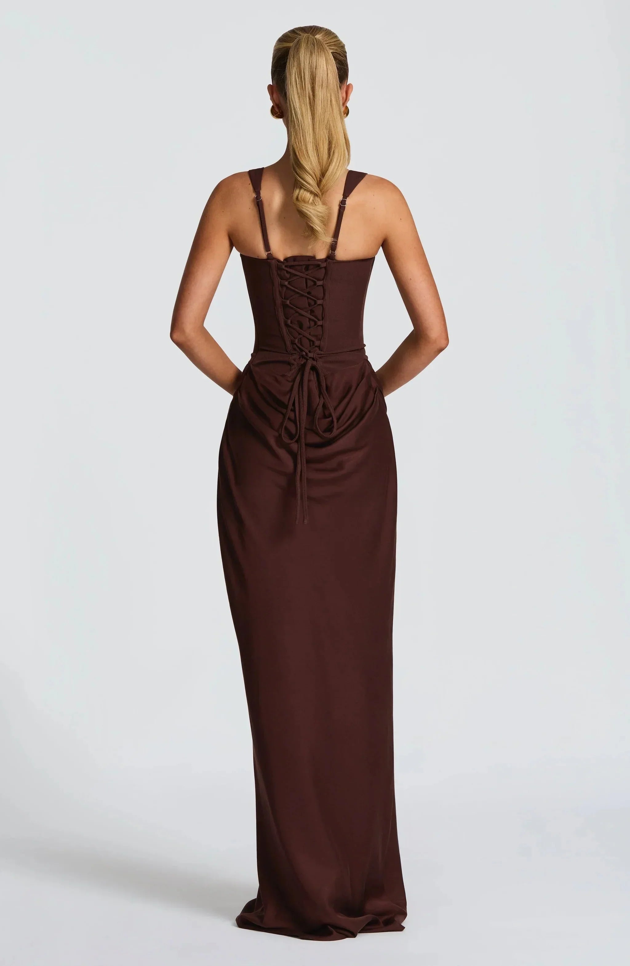 Vera - Women's Backless Bodycon Maxi Dress