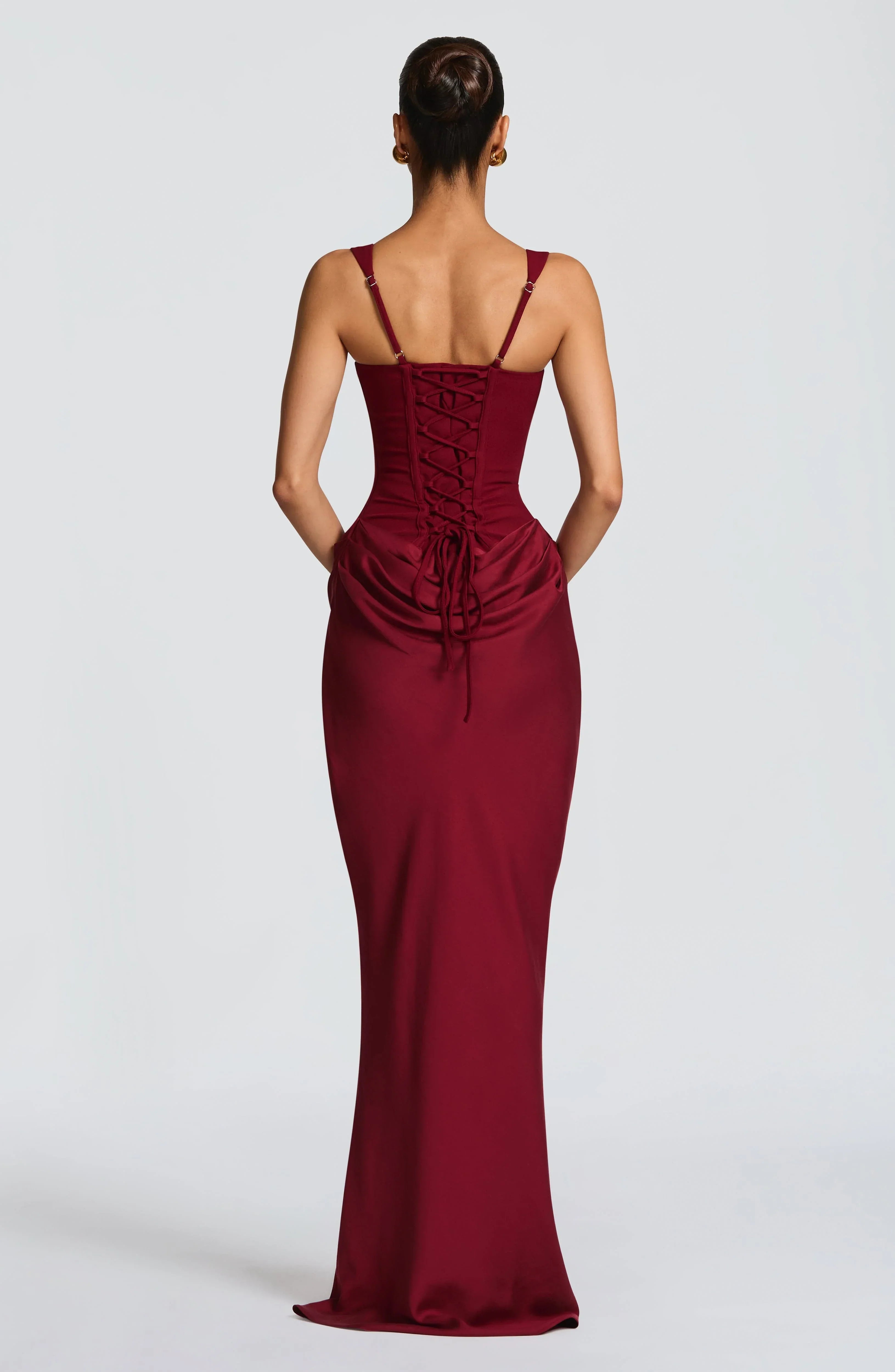 Vera - Women's Backless Bodycon Maxi Dress