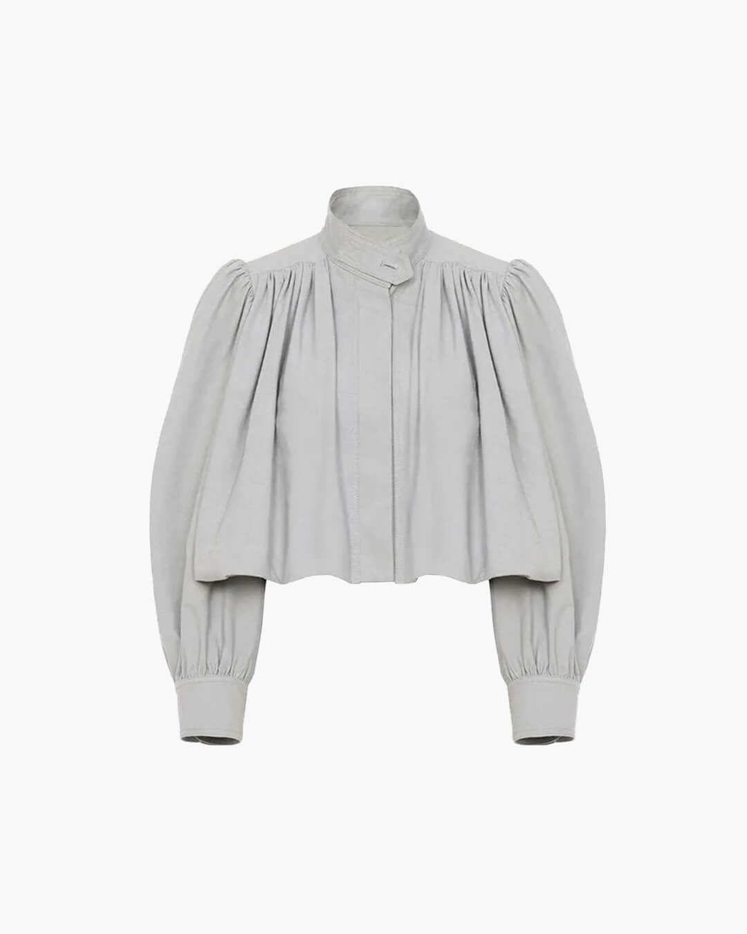 Robin - Women's Relaxed Trench Coat with Ruching - photo 5
