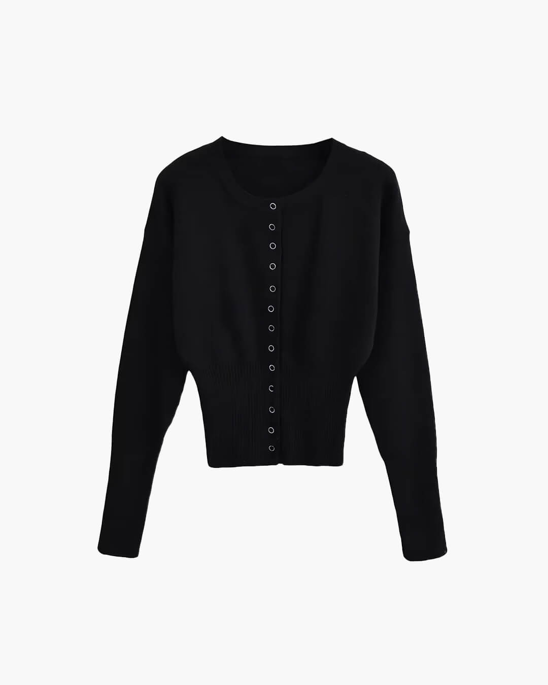 Rosa - Women's Cardigan in Knit with Button Front - photo 9
