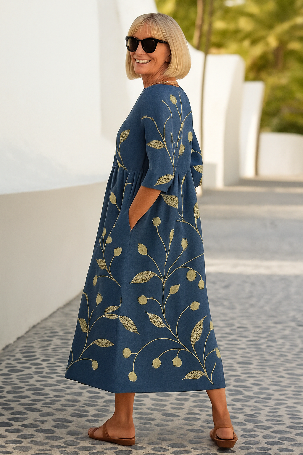 Rosanna - Women's Relaxed Floral Midi Dress - photo 2