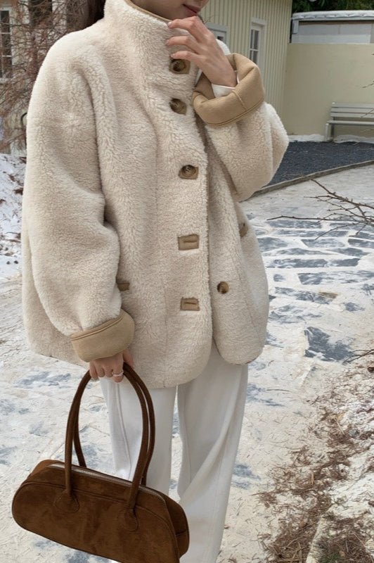 Roxane - Women's Coat with Collar - photo 2