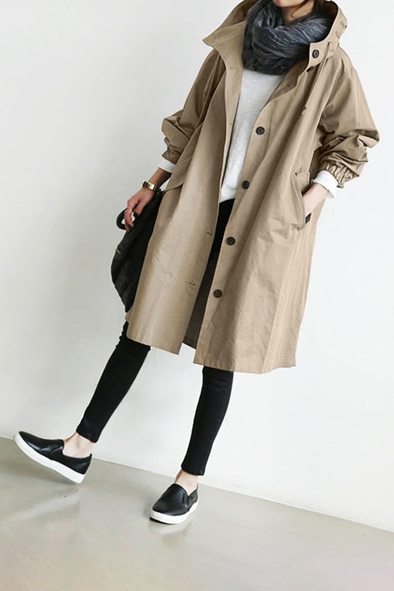 Roxie - Women's Casual Long Hooded Coat - photo 5