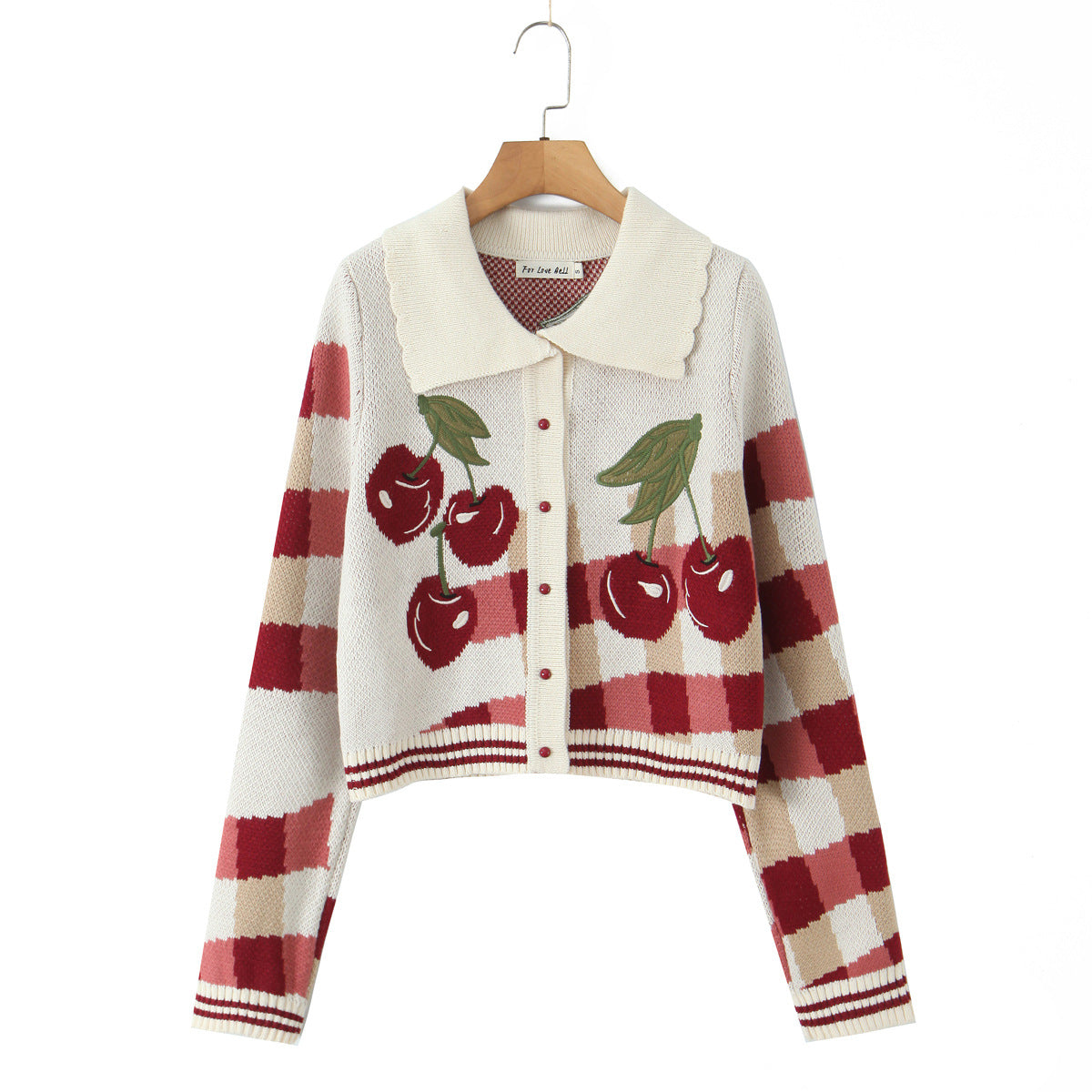 Runa - Women's Cardigan in Knit with Floral Print - photo 6