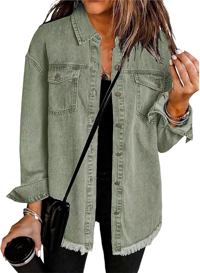Rune - Women's Relaxed Jacket with Button Front - photo 2