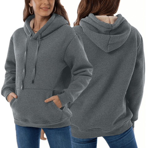 Saffron - Women's Relaxed Hoodie with a Reversible Finish - photo 10