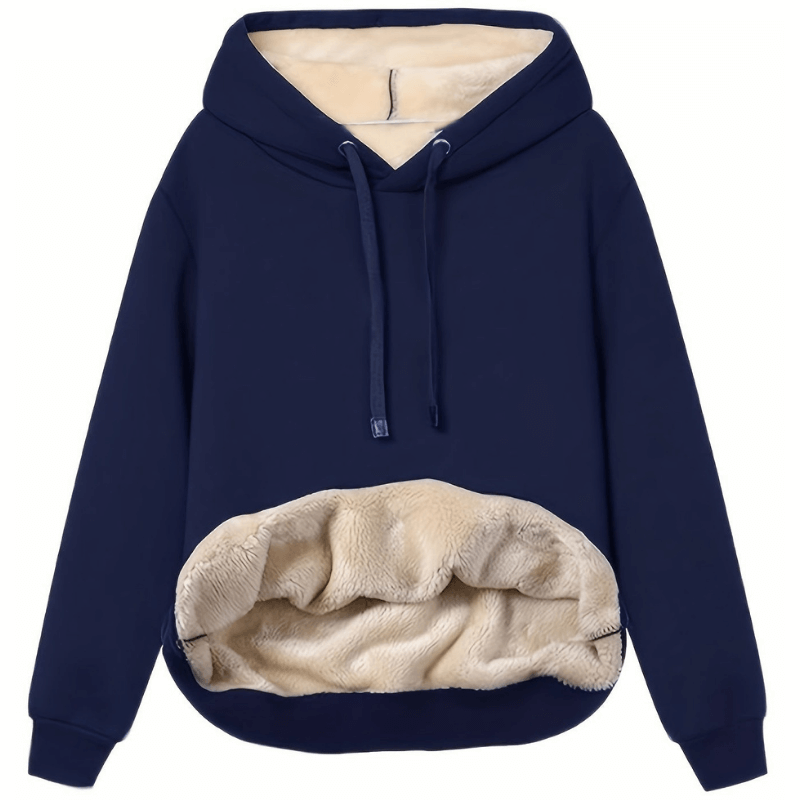 Saffron - Women's Relaxed Hoodie with a Reversible Finish - photo 3