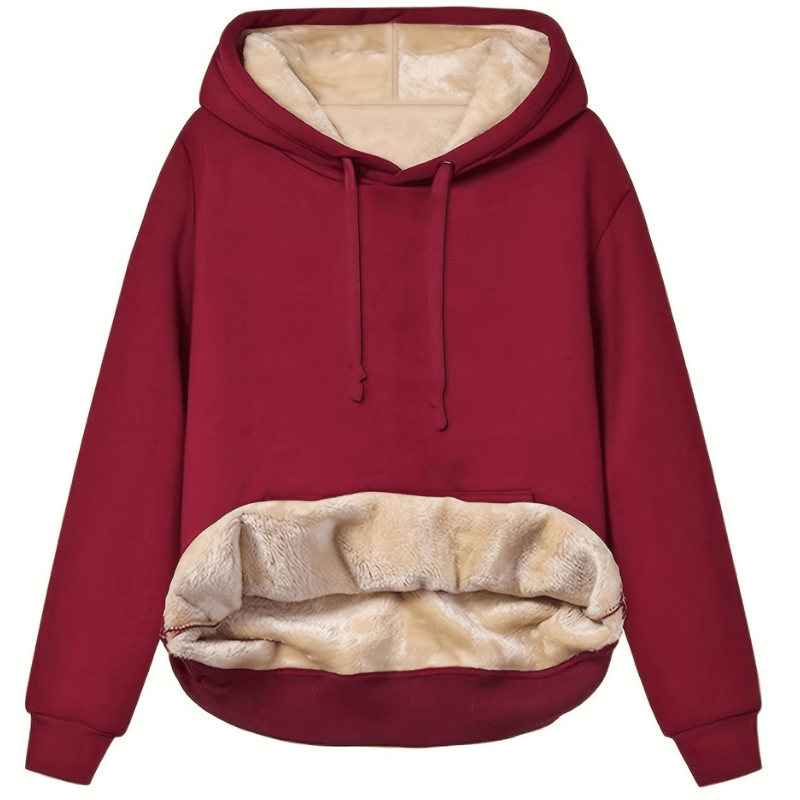 Saffron - Women's Relaxed Hoodie with a Reversible Finish - photo 5