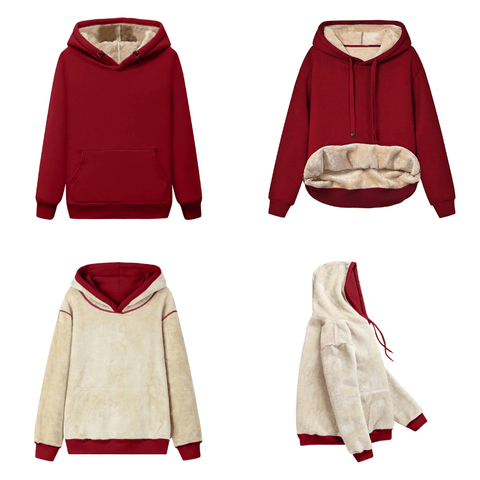 Saffron - Women's Relaxed Hoodie with a Reversible Finish - photo 9