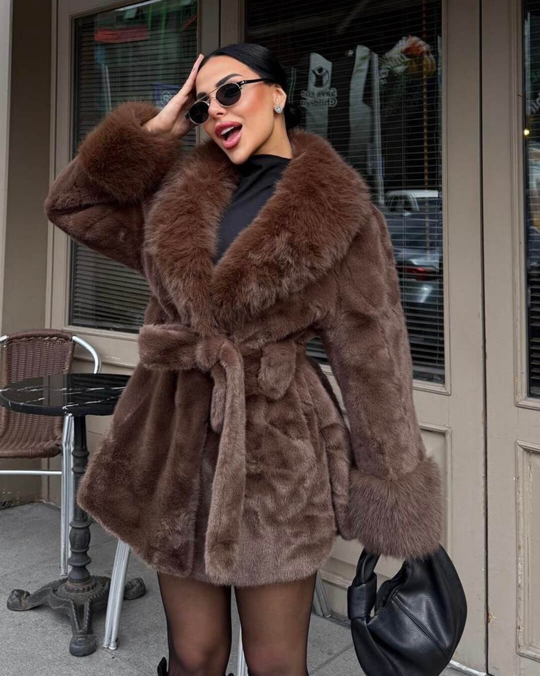 Saira - Women's Coat with Long Sleeves - photo 8