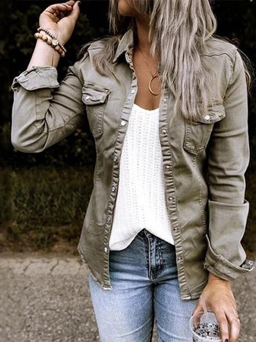 Sarah - Women's Button-Down Utility Shirt - photo 1