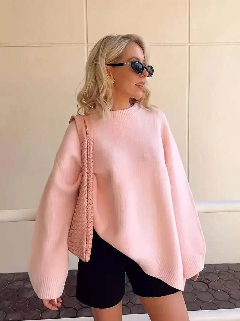 Sena - Women's Relaxed Jumper with Collar - photo 6