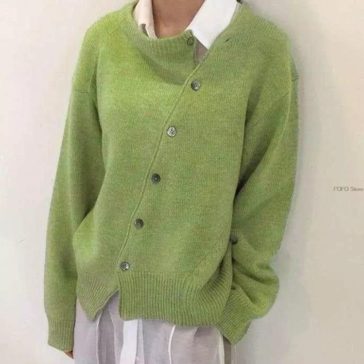 Ellie - Women's Slim Fit Knit Cardigan for Winter