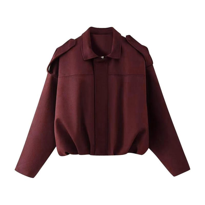 Sierra - Women's Relaxed Bomber Jacket with Zip Front - photo 2