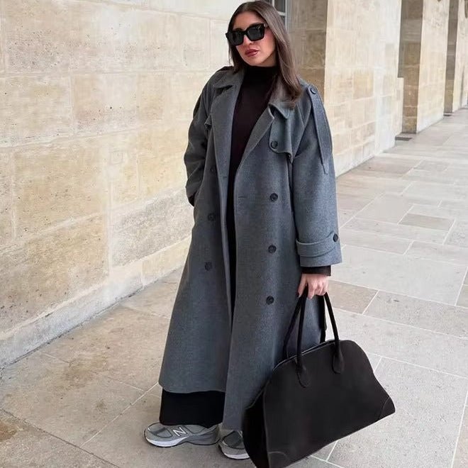 Siri - Women's Coat with Tie Belt - photo 3