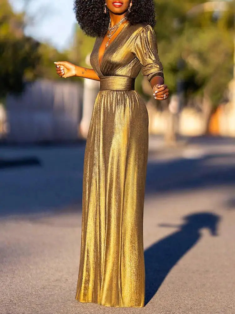 Sonya - Women's Elegant Pleated Jumpsuit - photo 6