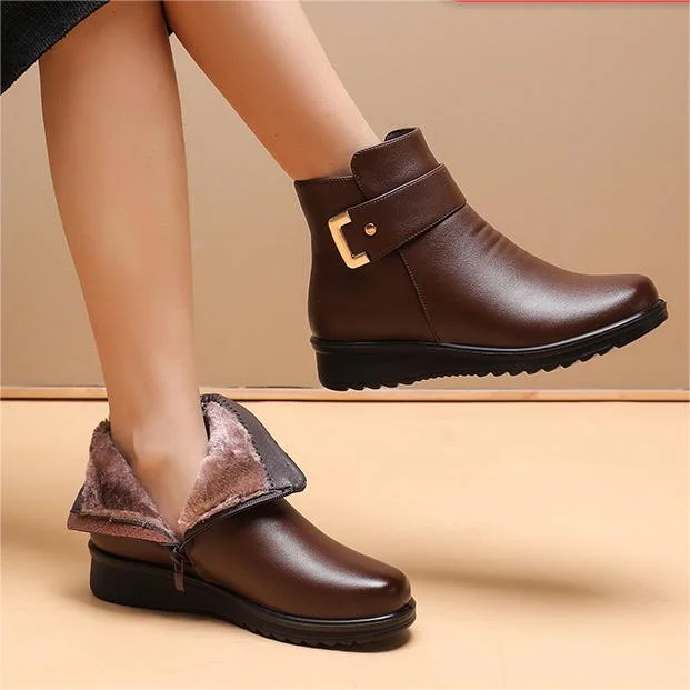 Barbara - Women's Plush-Lined Ankle Boots