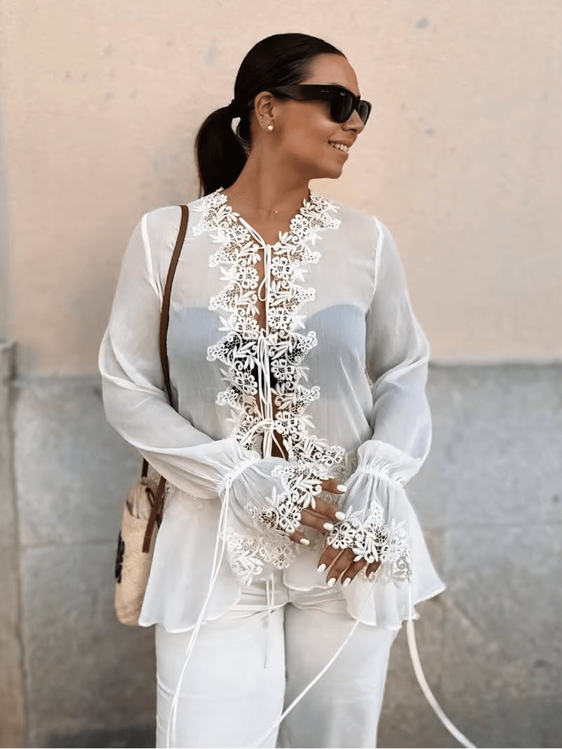 Sunny - Women's Relaxed Cardigan with V-Neck - photo 1