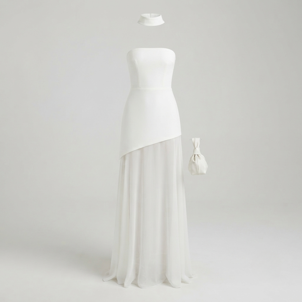 Tansy - Women's Asymmetrical Maxi Dress - photo 2