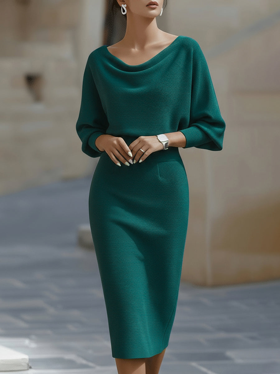 Henrike - Women's Cocktail Dress – Teal