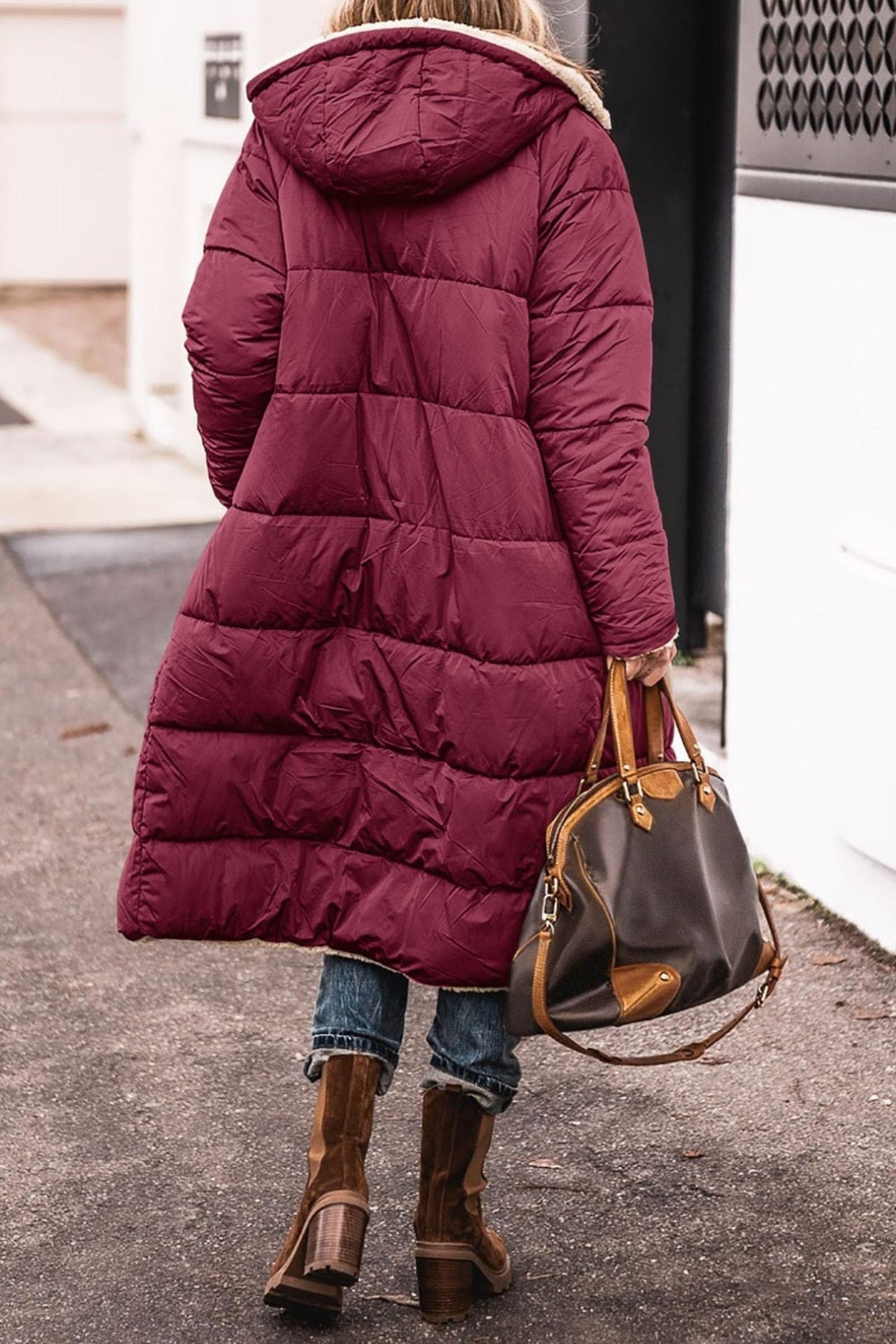 Thistle - Women's Coat in Quilted Finish with Hood - photo 12