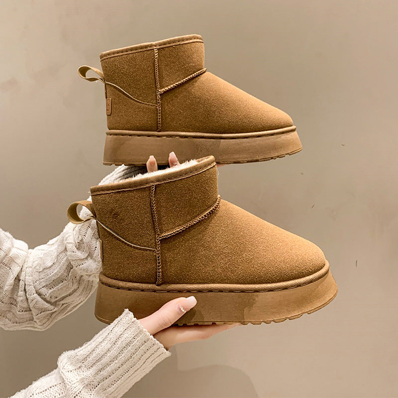 Thora - Women's Snow Boots with Faux Fur Lining and Platform Sole - photo 1