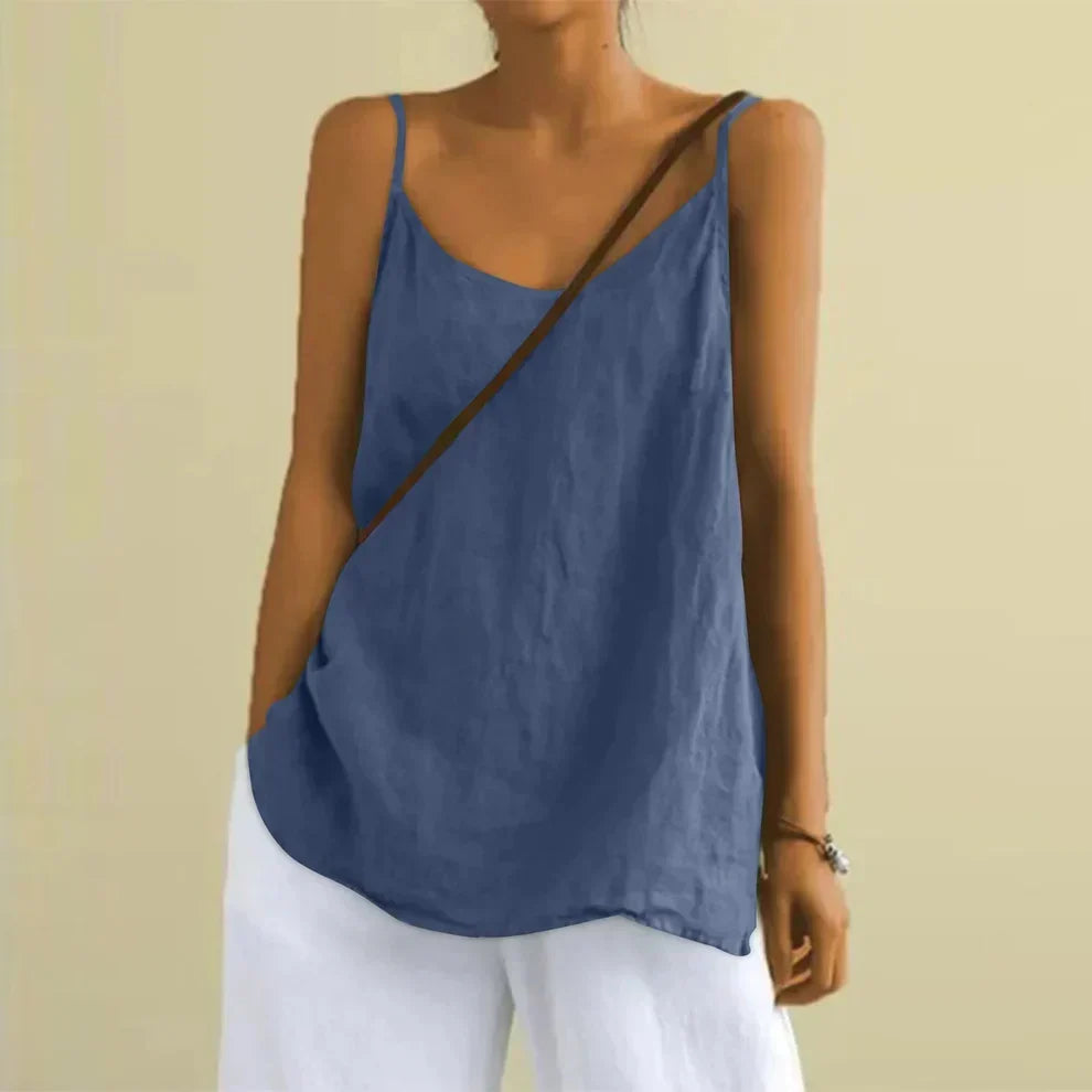Brenda - Women's Thin Vest Top with Straps