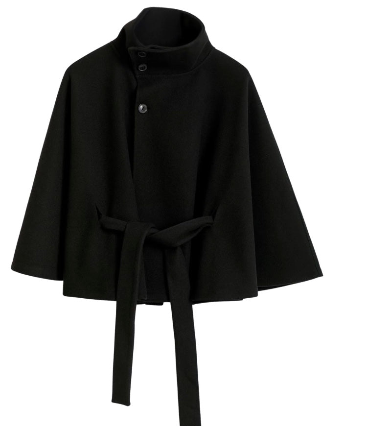 Toni - Women's Tie Waist Cape Coat - photo 13