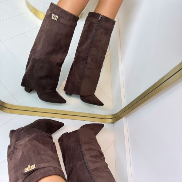 Tori - Women's Pointed Knee High Boots - photo 8