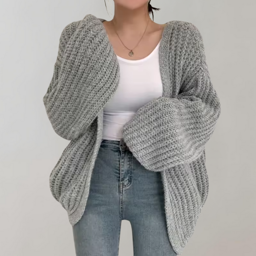 Savannah - Women's Chunky Knit Oversized Cardigan